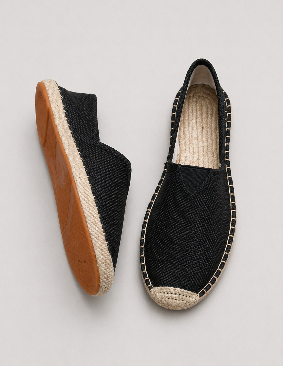 Men's Canvas Espadrille Slip-On Loafers