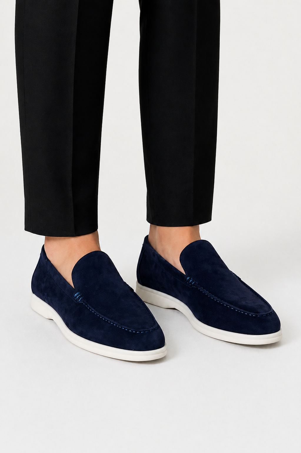 Men's Classic Suede Slip-On Loafers