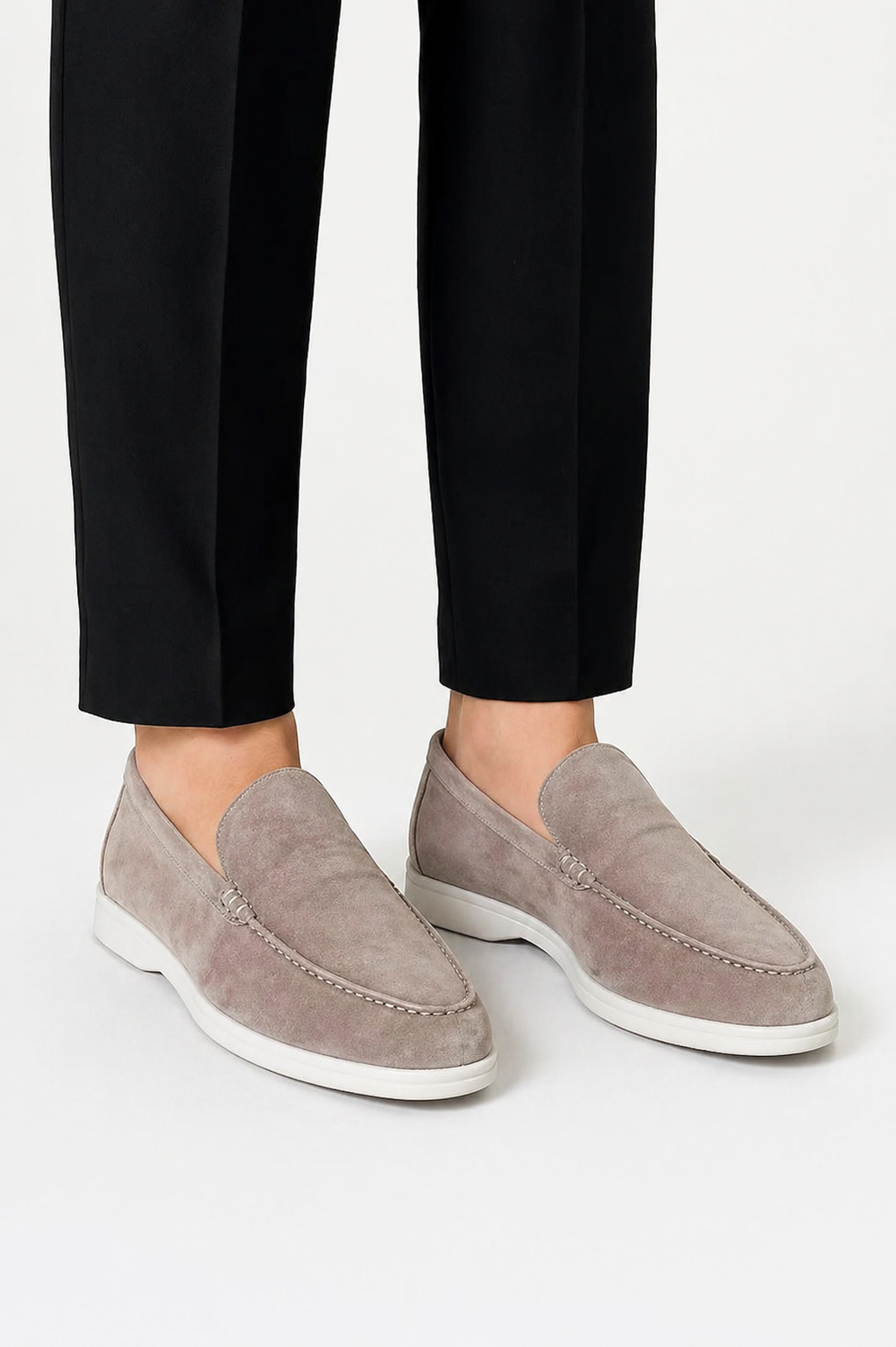 Men's Classic Suede Slip-On Loafers