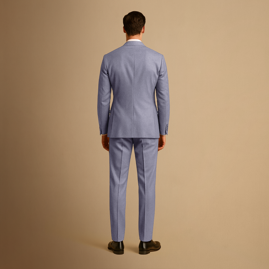 Men's Slim Fit Two-Piece Suit, Lightweight for Weddings