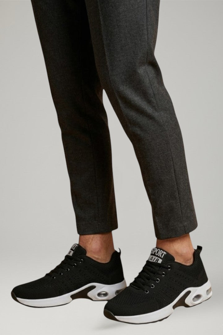 Women's Trainers with Cushioned Sole and Lace Fastening