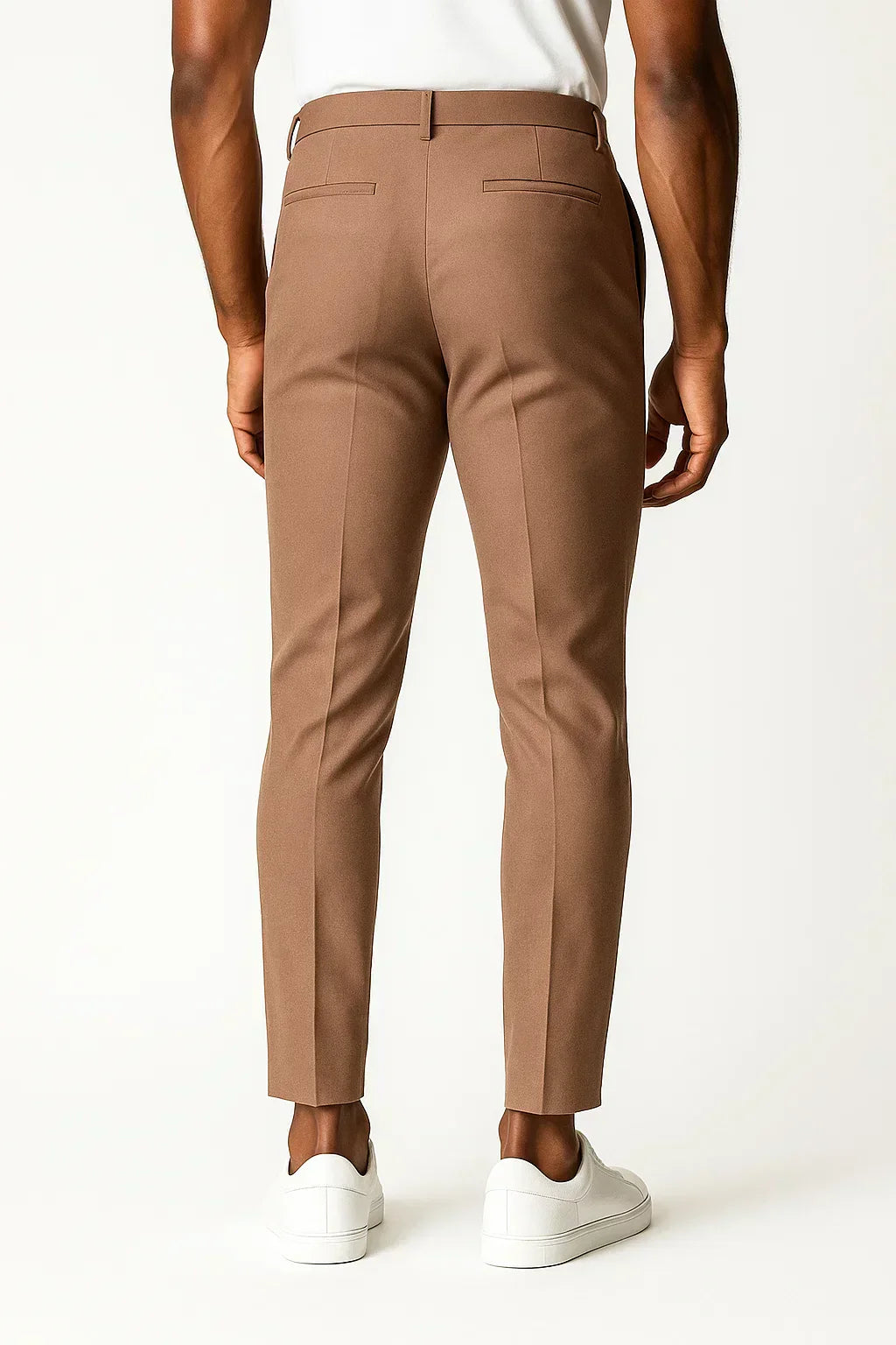 Men's Khaki Stretch Chinos, Modern Fit
