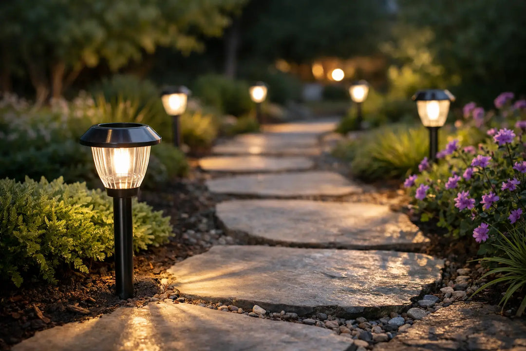 Solar Lights for Garden Paths for Safer Steps