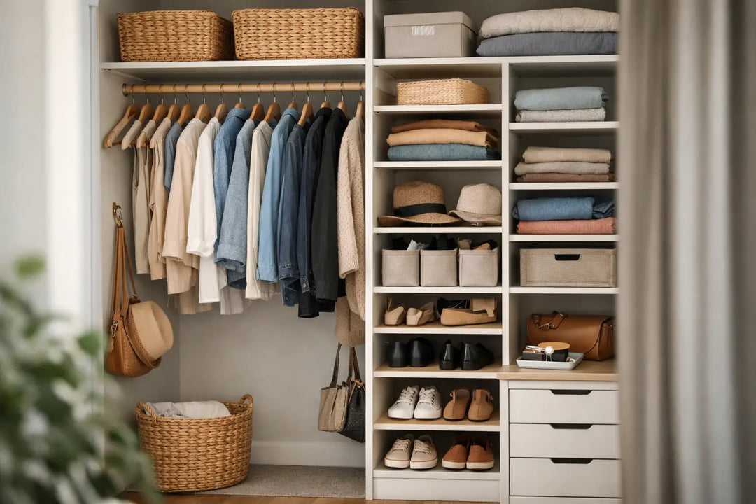 How to Organize Small Closets Without Wasting Space