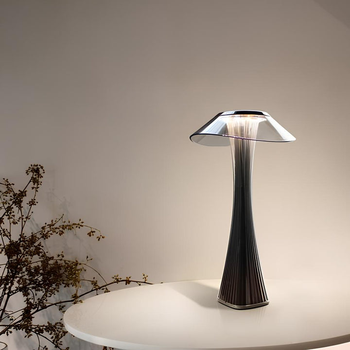 Sculpted Flare Lamp | Stylish and Elegant Design, Rechargeable Battery