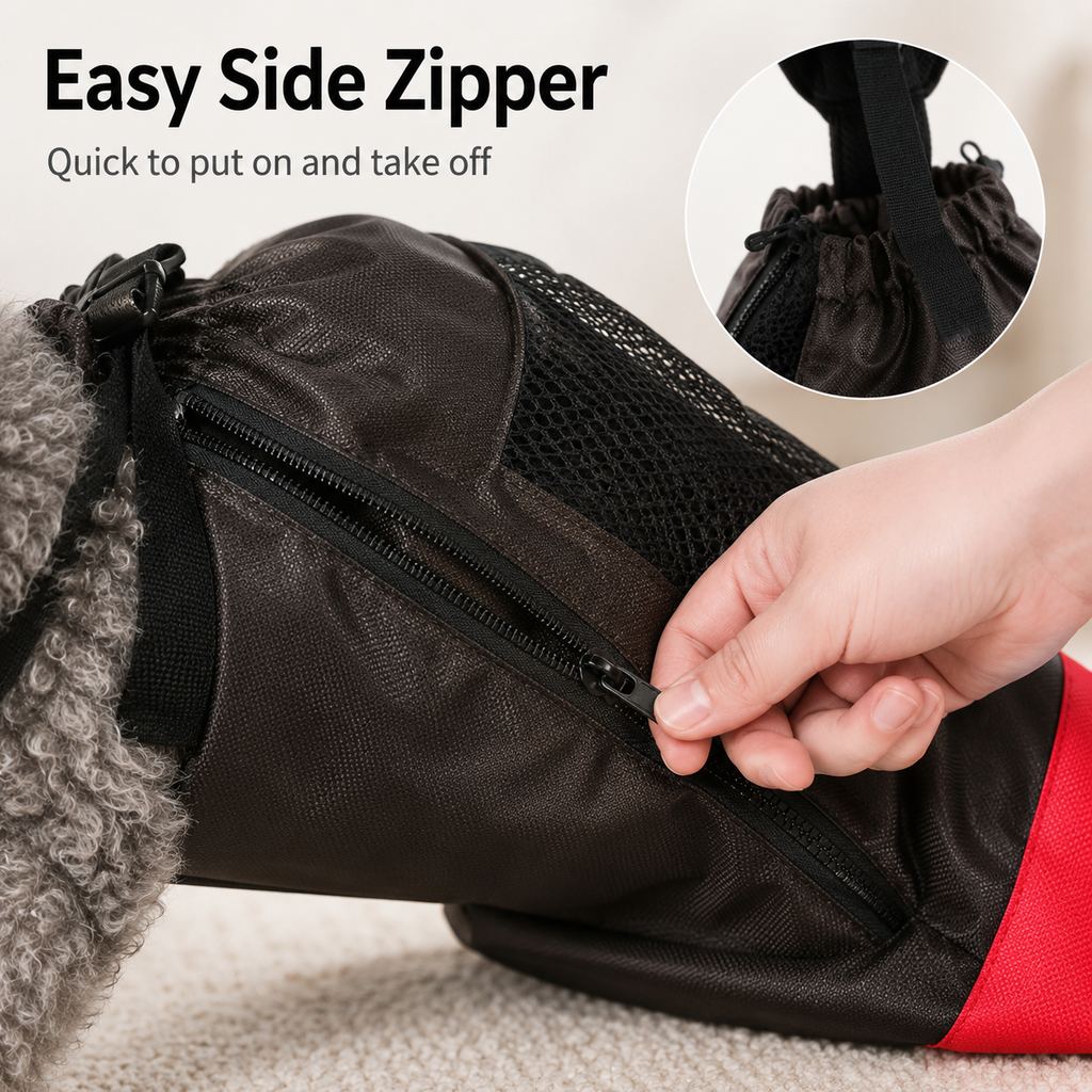 Dog Mobility Drag Bag for Indoor Scooting | Hind Leg Protection for Senior & Disabled Dogs