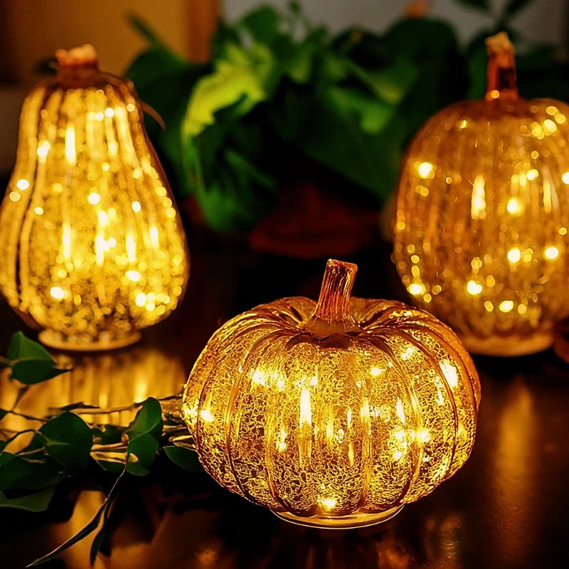 Hand-Blown Glass Lamp | Unique Hand-Blown Glass, Timer Function