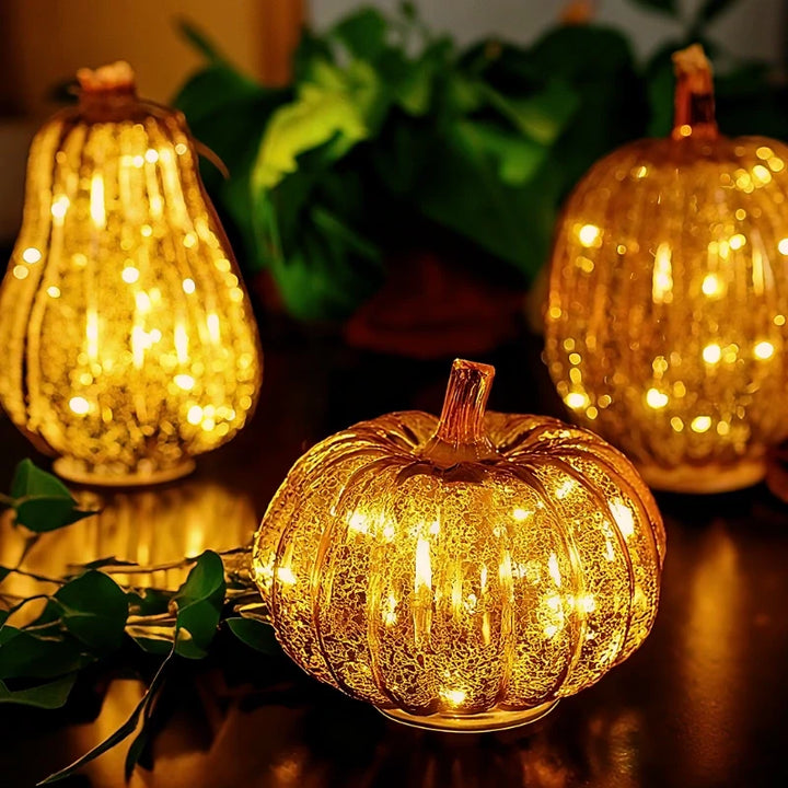 Hand-Blown Glass Lamp | Unique Hand-Blown Glass, Timer Function
