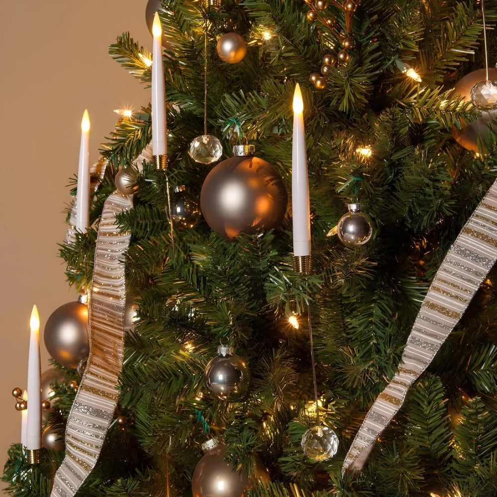 Christmas Tree Candles | Realistic Flickering Flame