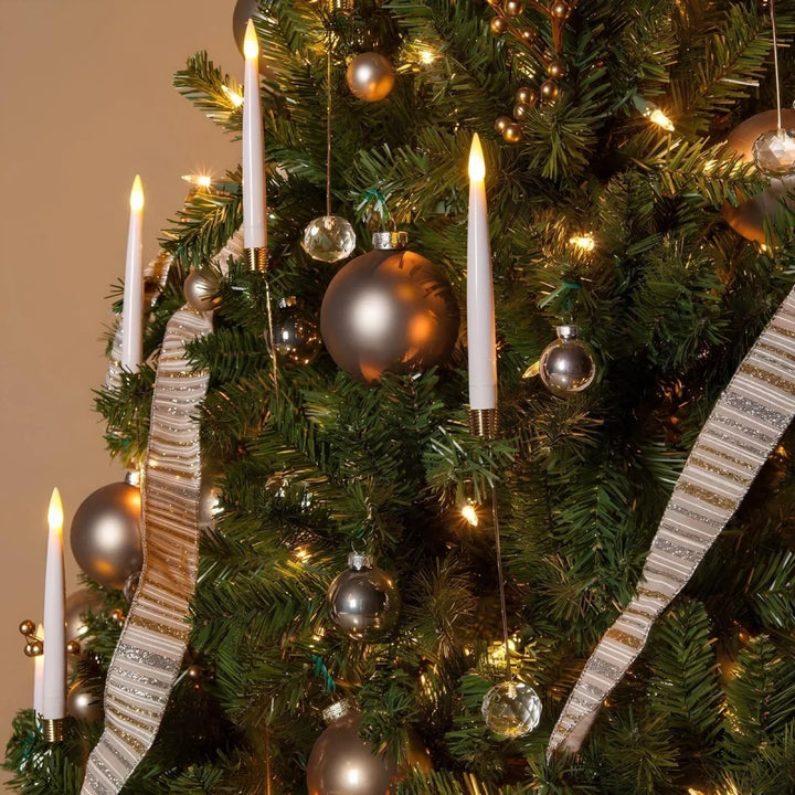 Christmas Tree Candles | Realistic Flickering Flame
