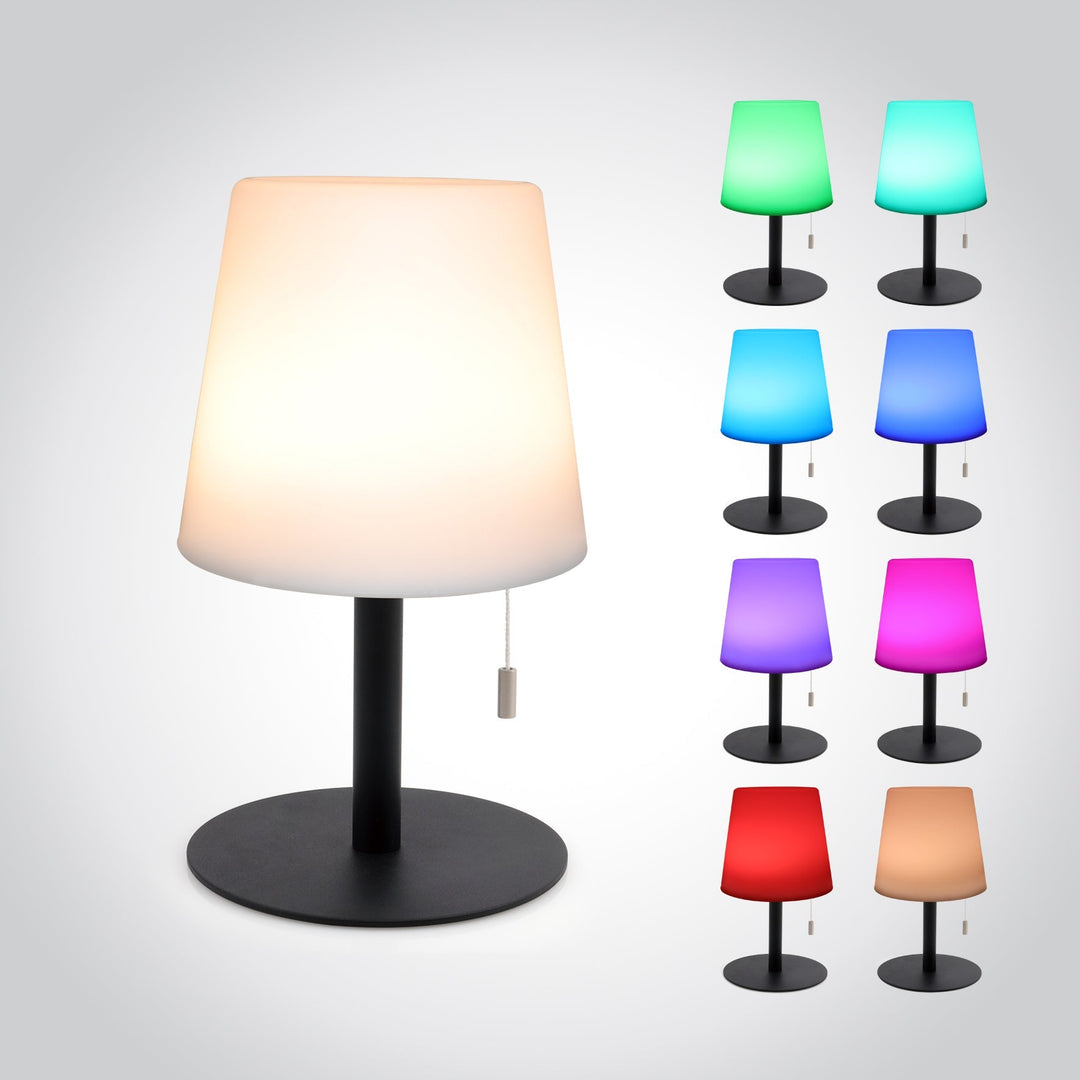 Minimalist Modern Table Lamp | Cordless Convenience, Waterproof
