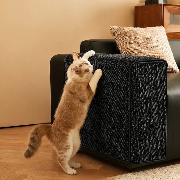 Scratch Resistant Sofa Armrest Cover for Cats with Adjustable Fit up to 30cm