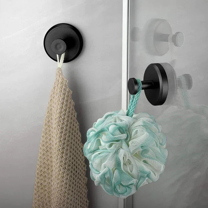 Suction Wall Hooks | Damage-Free Towel & Robe Hooks, No Drilling
