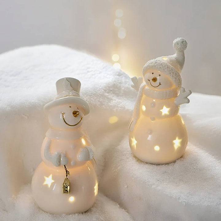 Ceramic Christmas Village | Handcrafted Light-Up Houses