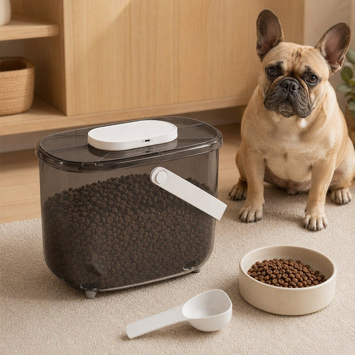 10L Automatic Vacuum Pet Food Storage Container for Pantry & Feeding Stations