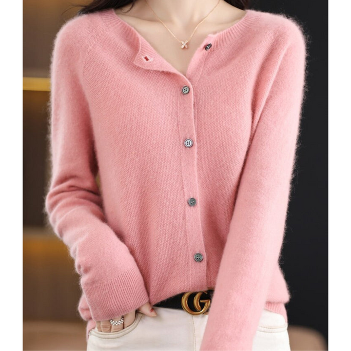 Women's Relaxed Fit Button-Front Cardigan