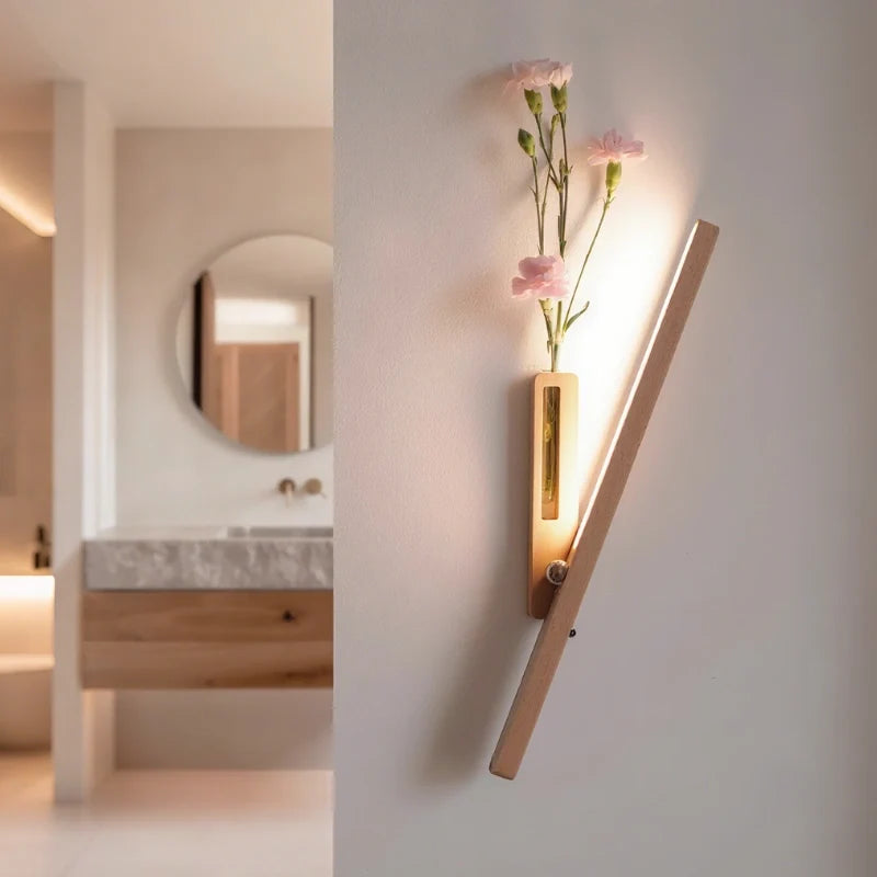 Vase Wall Light | Built-In Vase, Easy Installation