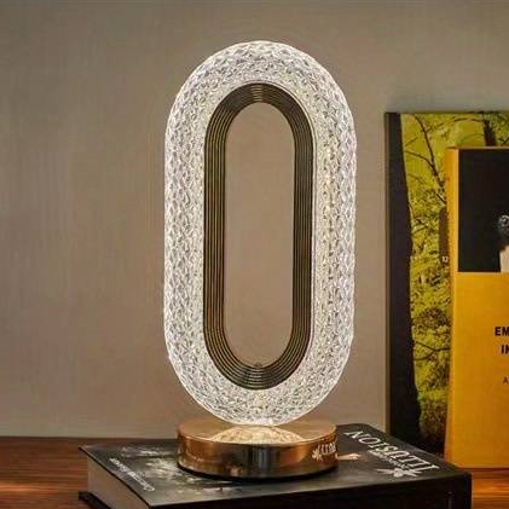 Regal Crystal Lamp | Stylish, Variability, Dimmable, Rechargeable