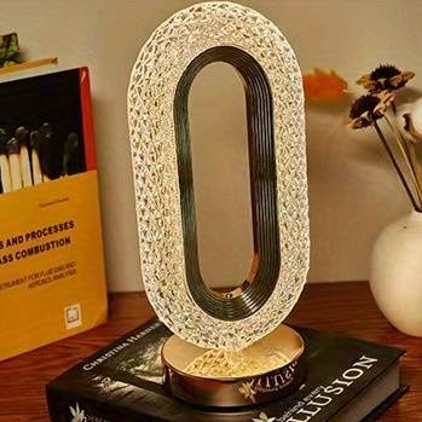 Regal Crystal Lamp | Stylish, Variability, Dimmable, Rechargeable
