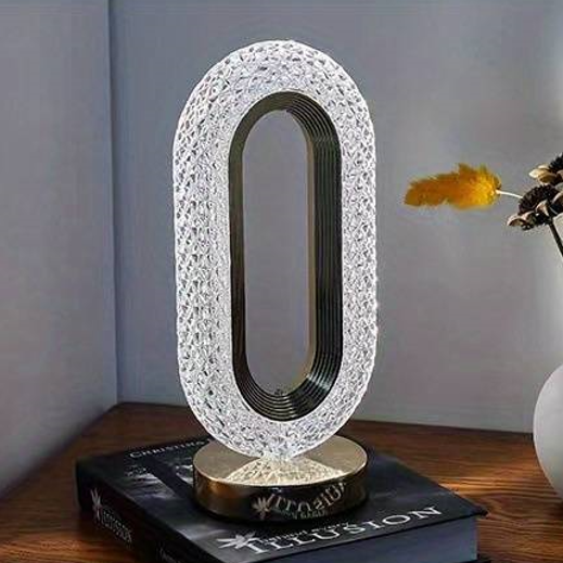 Regal Crystal Lamp | Stylish, Variability, Dimmable, Rechargeable