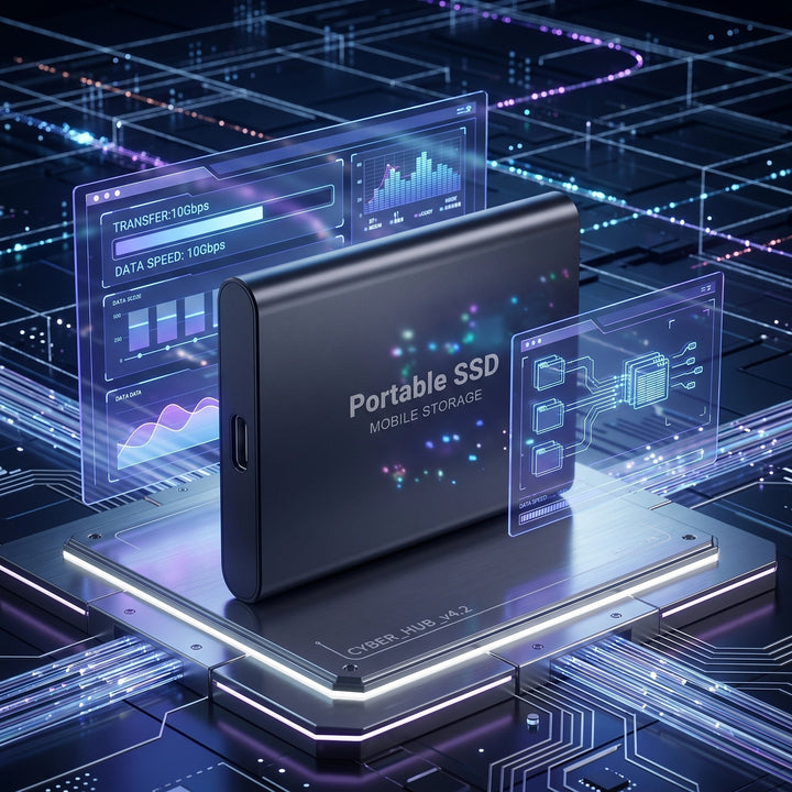 128GB External SSD Portable Storage Drive for PC and Mobile Devices