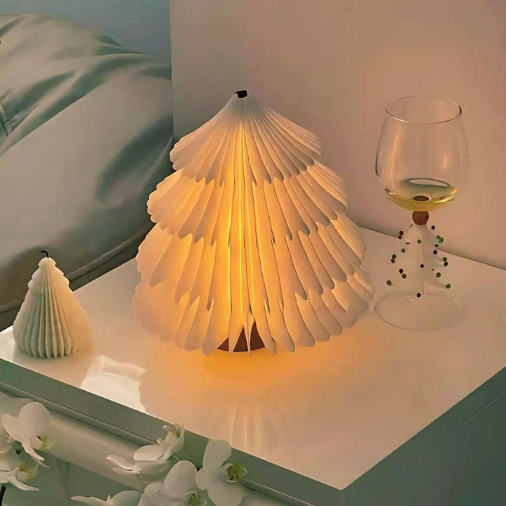 Folding Wooden Book Lamp | Rechargeable Foldable Night Light