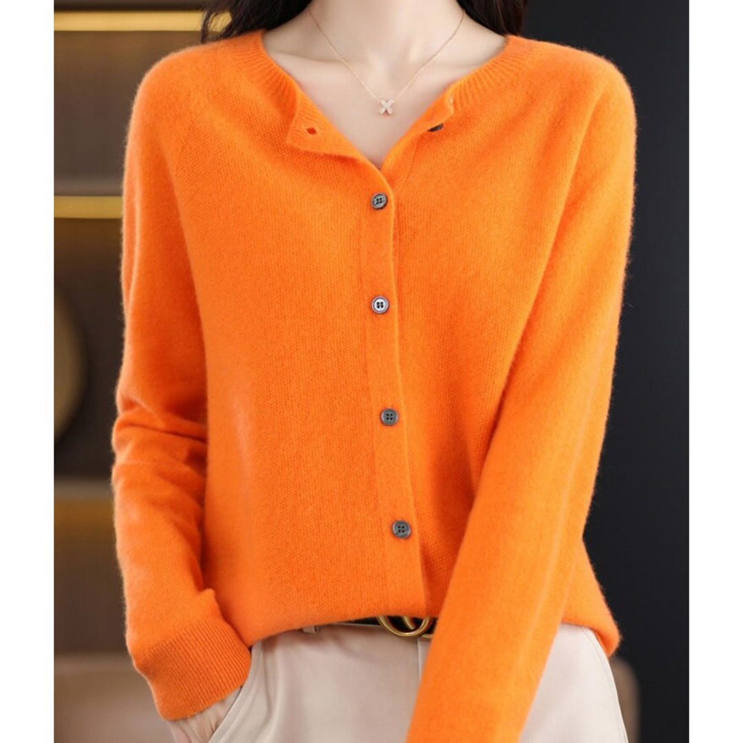 Women's Relaxed Fit Button-Front Cardigan