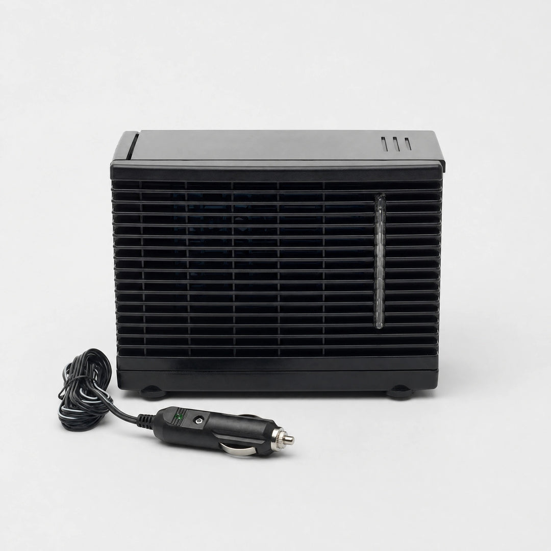 12V Portable Car Air Cooler with Water Tank, Quiet Fan and Washable Filter