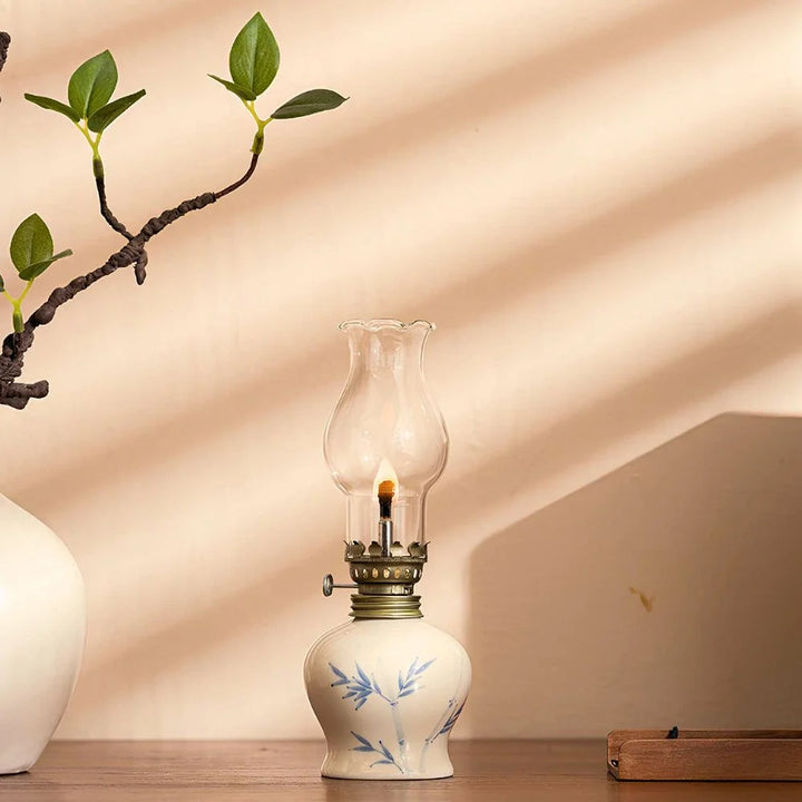 Oil Lantern | Artisan-Crafted Design, Adjustable Flame Control