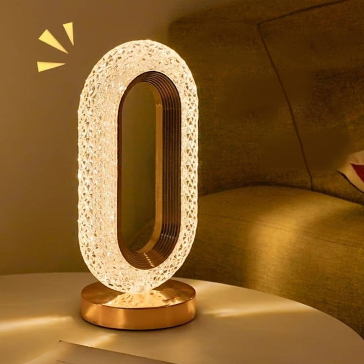 Regal Crystal Lamp | Stylish, Variability, Dimmable, Rechargeable