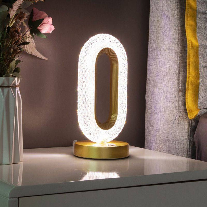 Regal Crystal Lamp | Stylish, Variability, Dimmable, Rechargeable