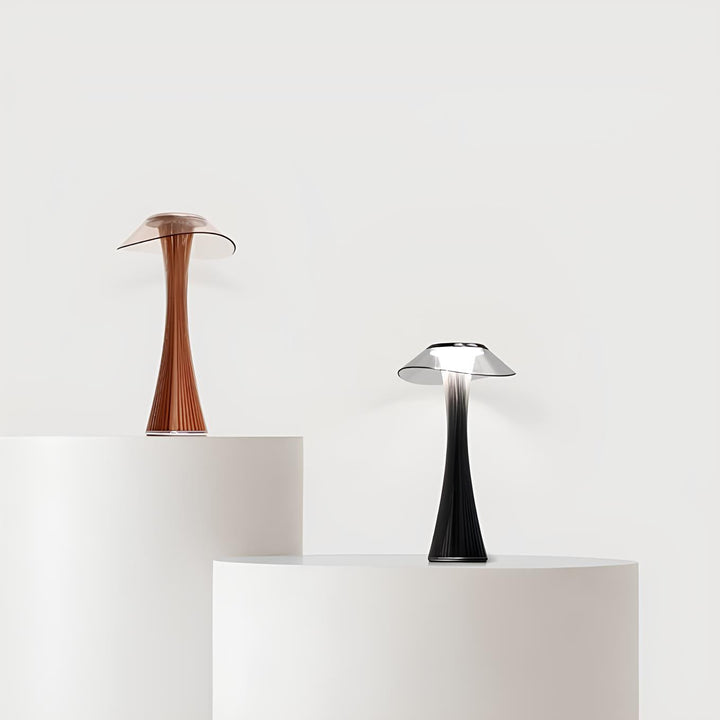 Sculpted Flare Lamp | Stylish and Elegant Design, Rechargeable Battery