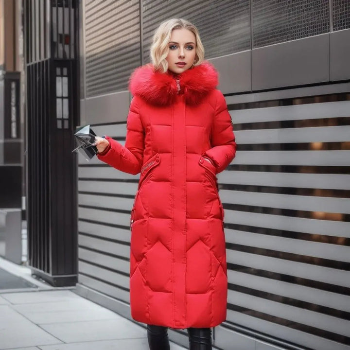 Women's Hooded Quilted Winter Coat