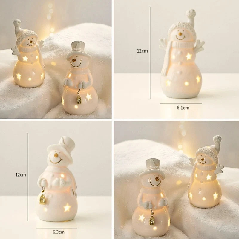 Ceramic Christmas Village | Handcrafted Light-Up Houses
