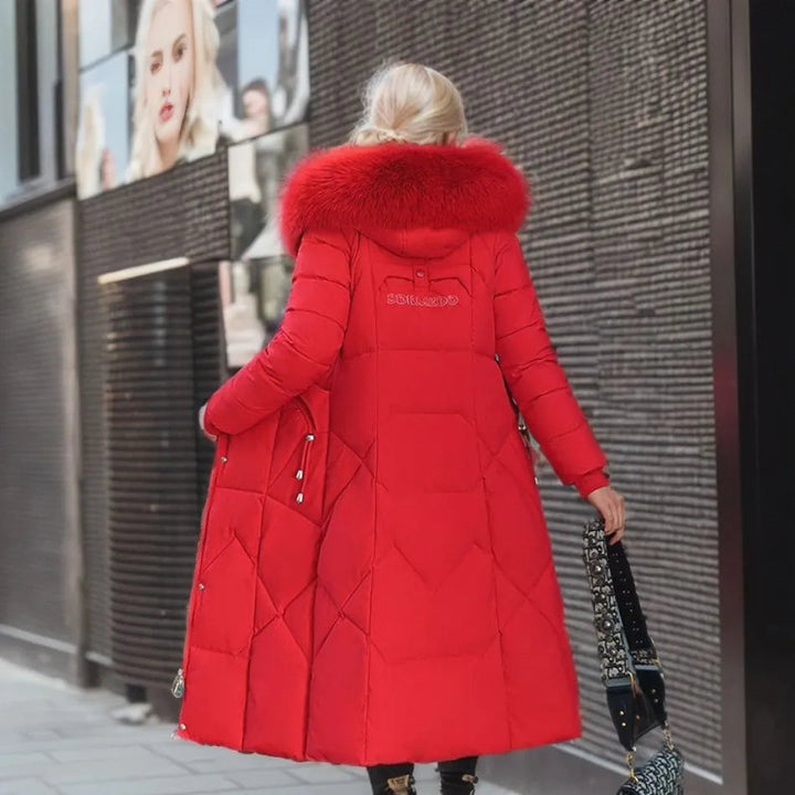 Women's Hooded Quilted Winter Coat