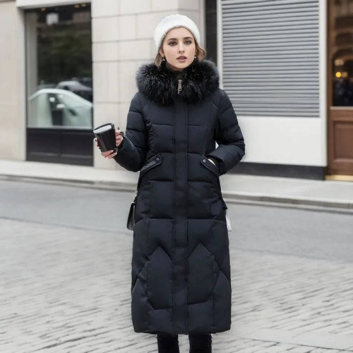 Women's Hooded Quilted Winter Coat
