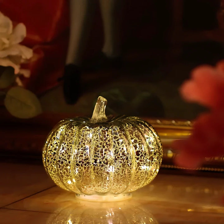 Hand-Blown Glass Lamp | Unique Hand-Blown Glass, Timer Function