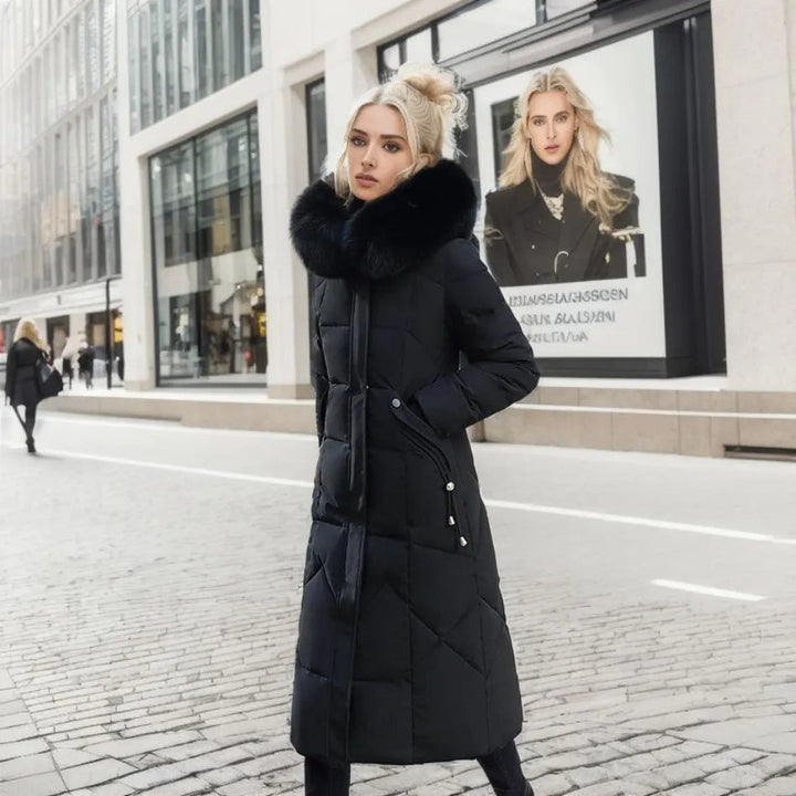 Women's Hooded Quilted Winter Coat