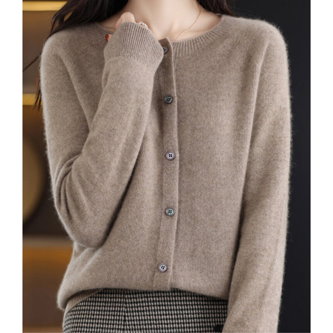 Women's Relaxed Fit Button-Front Cardigan