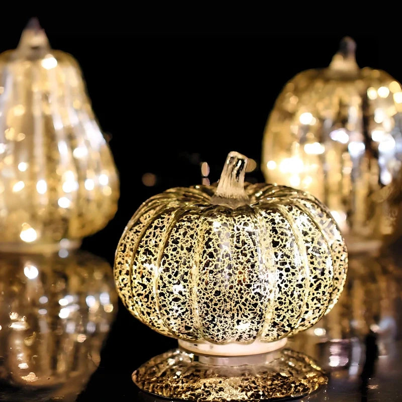 Hand-Blown Glass Lamp | Unique Hand-Blown Glass, Timer Function