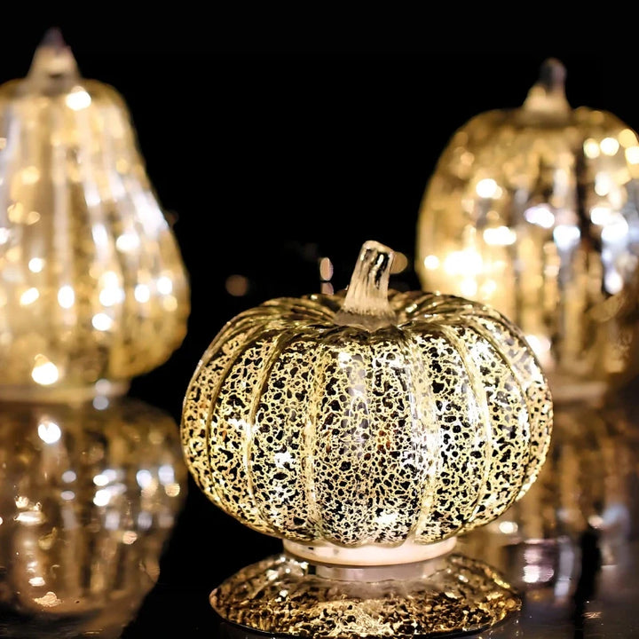 Hand-Blown Glass Lamp | Unique Hand-Blown Glass, Timer Function