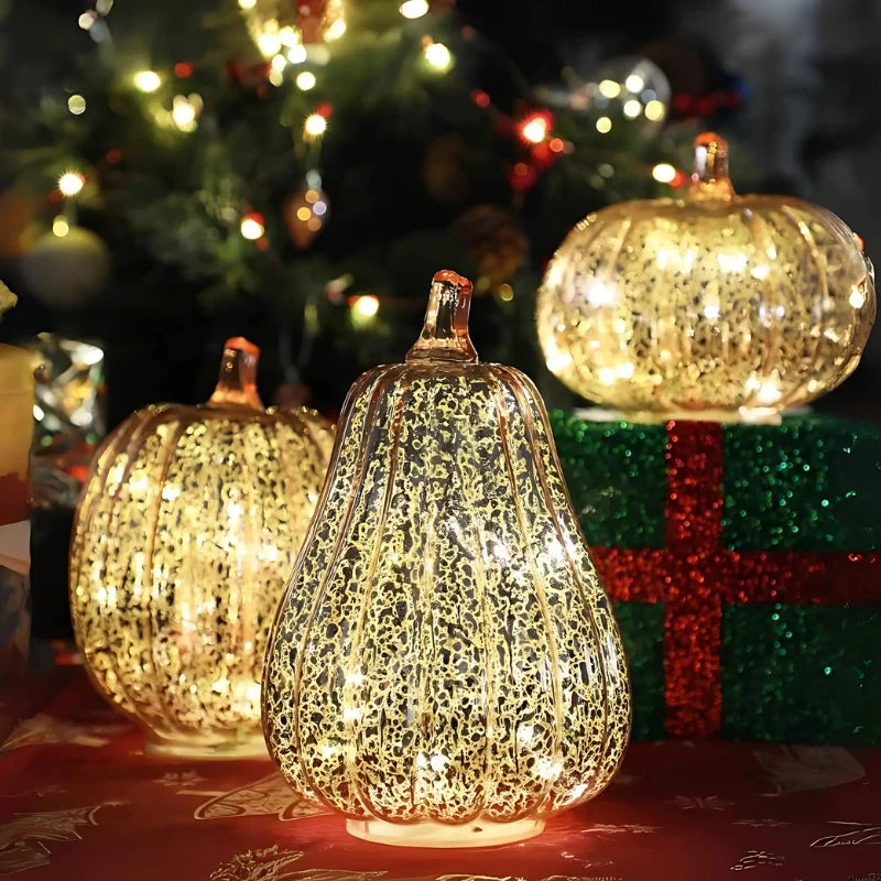 Hand-Blown Glass Lamp | Unique Hand-Blown Glass, Timer Function