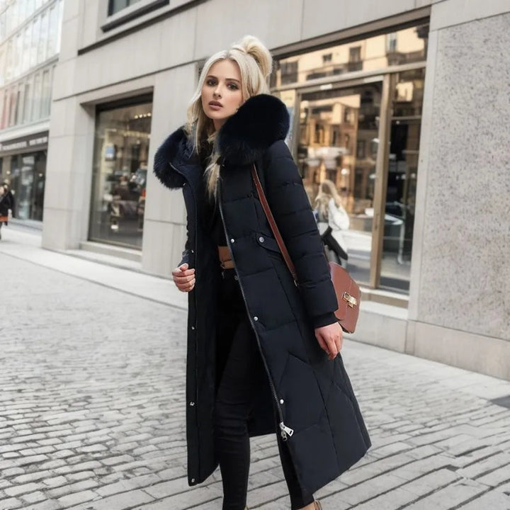 Women's Hooded Quilted Winter Coat