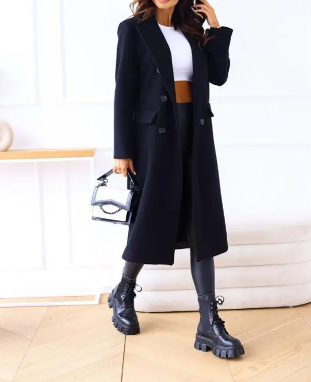 Women's Relaxed Fit Long Winter Coat