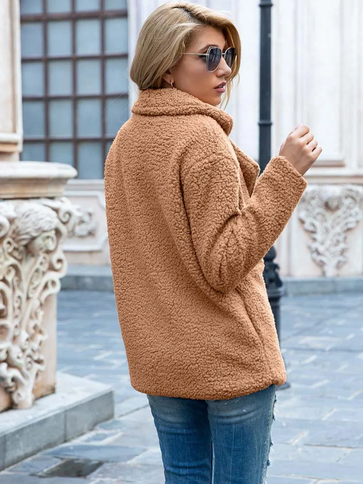 Women's Cosy Button-Front Coat
