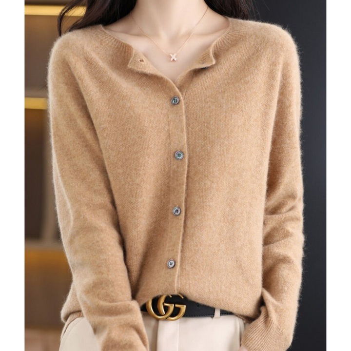 Women's Relaxed Fit Button-Front Cardigan