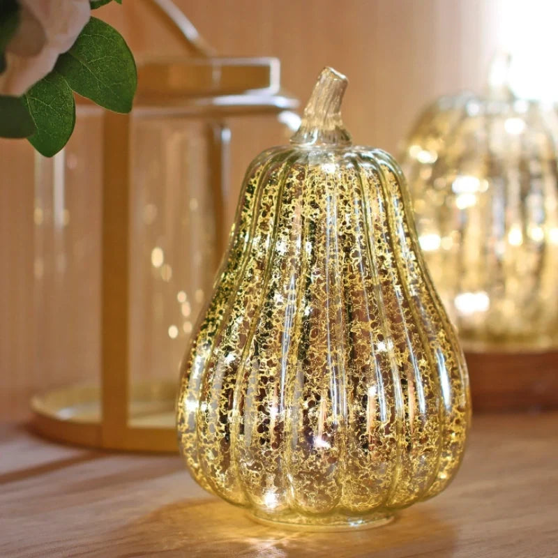 Hand-Blown Glass Lamp | Unique Hand-Blown Glass, Timer Function