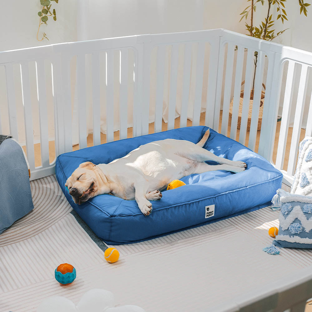 Large Dog Bed with Orthopedic Cushion and Waterproof Scratch Resistant Fabric