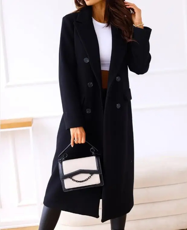 Women's Relaxed Fit Long Winter Coat