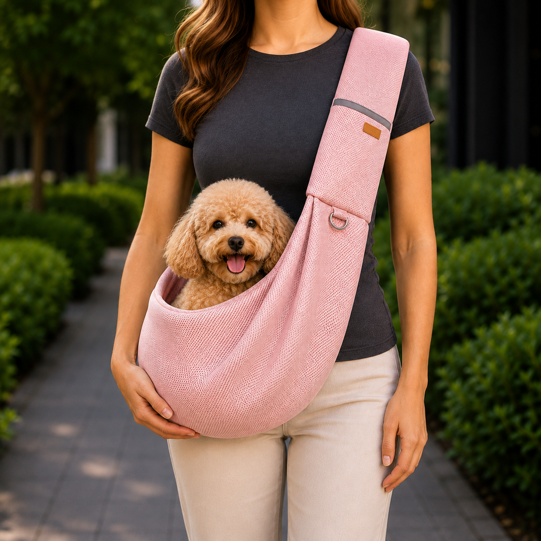 Crossbody Pet Sling Carrier for Small Dogs & Cats